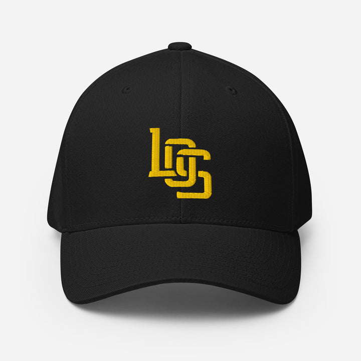 "LOS" Structured Twill Cap | E Luna Brand SELECT | 3 Gold Thread Logos [3D Puff Edition]