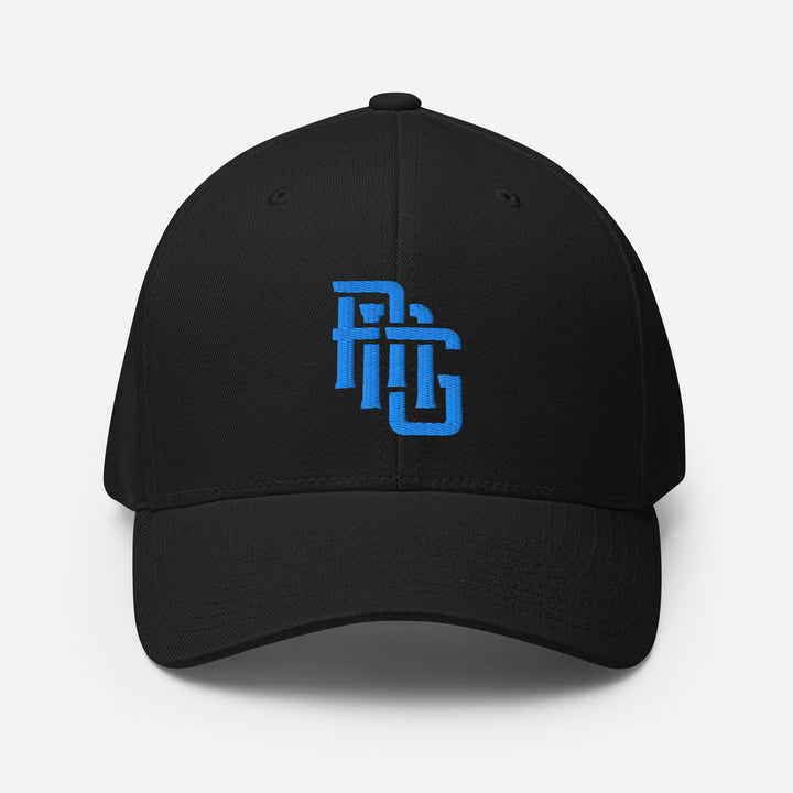 "ANG" Structured Twill Cap | E Luna Brand SELECT | 3 Aqua/Teal Thread Logos [3D Puff Edition]