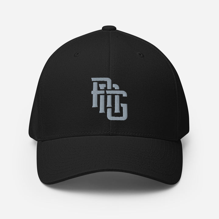 "ANG" Structured Twill Cap | E Luna Brand PREMIUM | 4 Grey Thread Logos [3D Puff Edition]