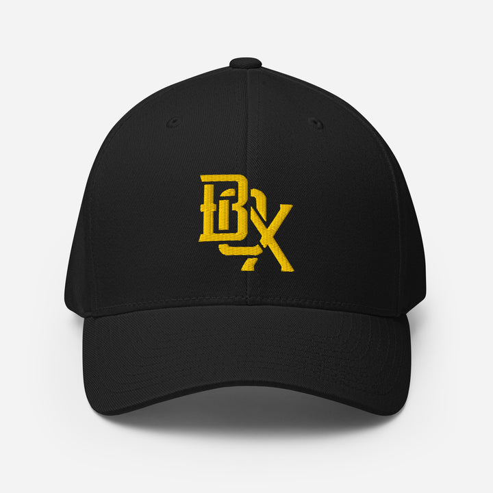 "BOX" Structured Twill Cap | E Luna Brand SELECT | 3 Gold Thread Logos [3D Puff Edition]