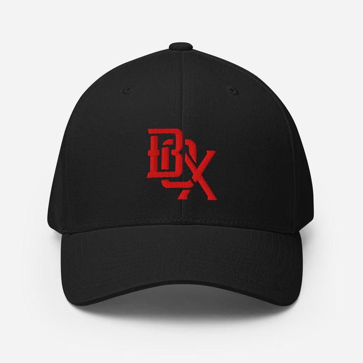 "BOX" Structured Twill Cap | E Luna Brand SELECT | 3 Red Thread Logos [3D Puff Edition]