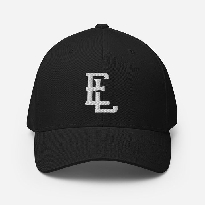 E Luna Brand "EL" ESSENTIAL Structured Twill Cap — front view
