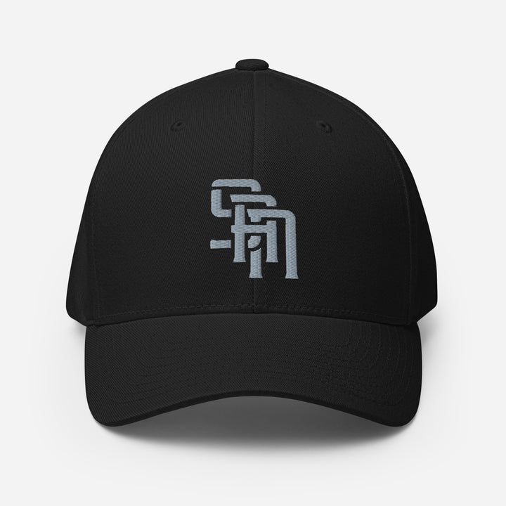 "SAN" 2.0 Structured Twill Cap | E Luna Brand PREMIUM | 4 Grey Thread Logos | 3D Puff Edition