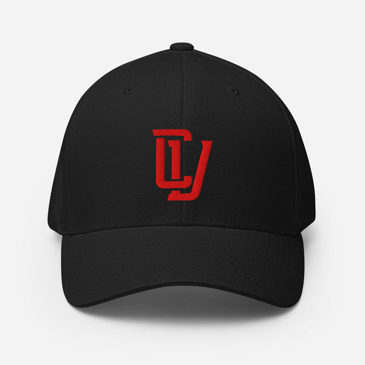 "CV" Structured Twill Cap | E Luna Brand ESSENTIAL | 2 Red Thread Logos