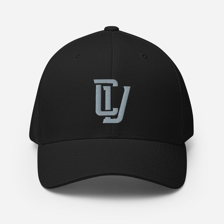 "CV" Structured Twill Cap | E Luna Brand SELECT | 3 Grey Thread Logos | 3D Puff Edition
