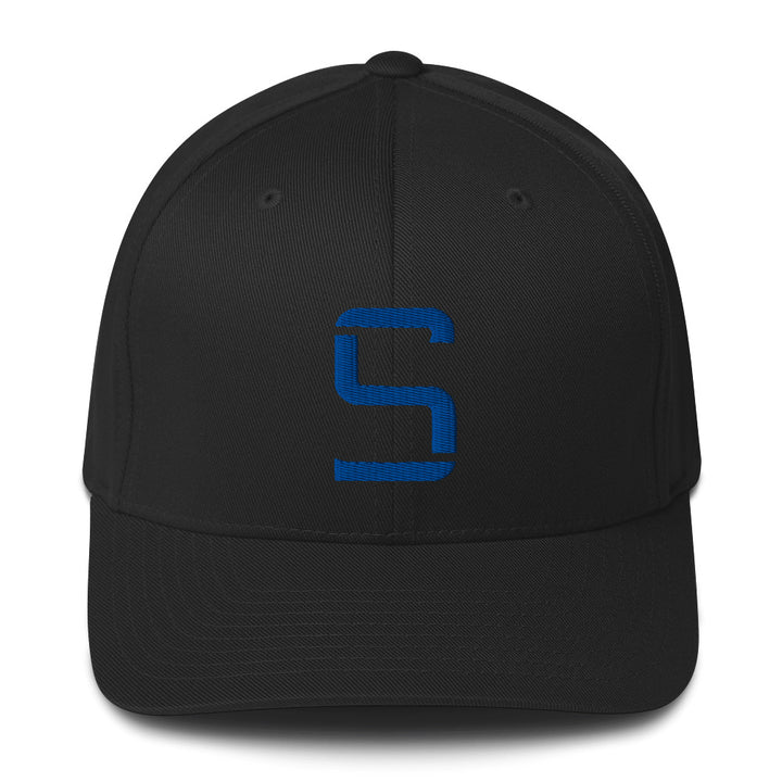"S" Structured Twill Cap | E Luna Brand CLASSIC | 1 Royal Thread Logo | 3D Puff Edition