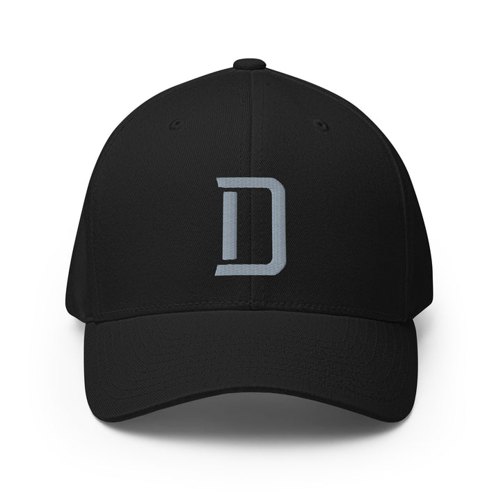"D" Structured Twill Cap | E Luna Brand PREMIUM | 4 Grey Thread Logos | 3D Puff Edition