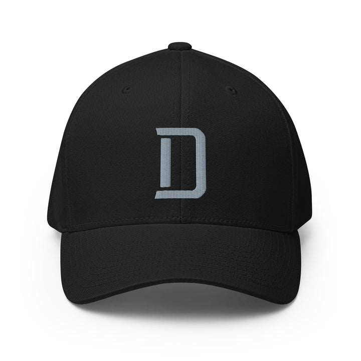 "D" Structured Twill Cap | E Luna Brand SELECT | 3 Grey Thread Logos | 3D Puff Edition