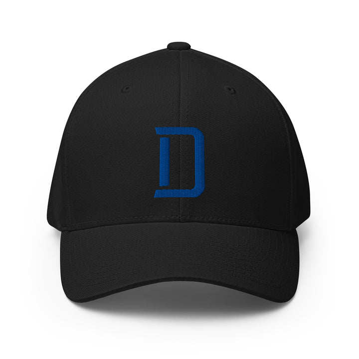 "D" Structured Twill Cap | E Luna Brand SELECT | 3 Royal Thread Logos | 3D Puff Edition