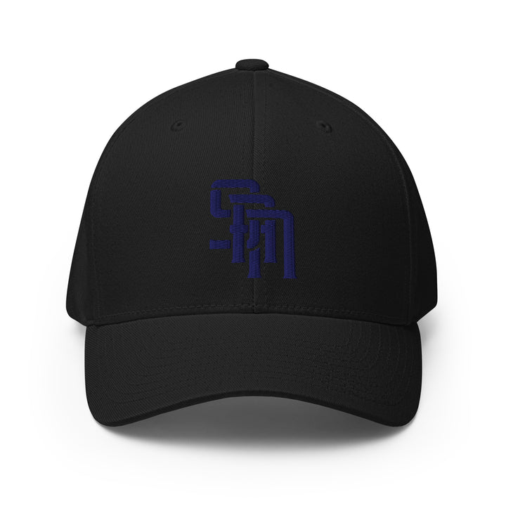 "SAN" Structured Twill Cap | E Luna Brand CLASSIC | 1 Navy Thread Logo | 3D Puff Edition