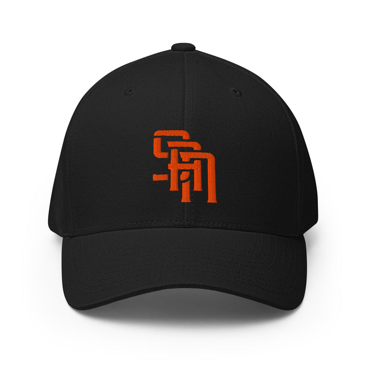 "SAN" 2.0 Structured Twill Cap | E Luna Brand SELECT | 3 Orange Thread Logos | 3D Puff Edition