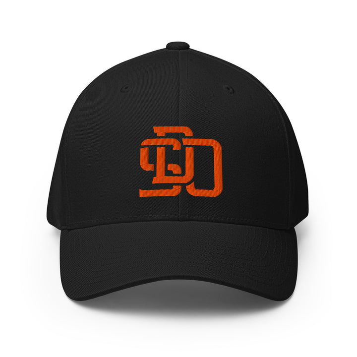 "SDO" Structured Twill Cap | E Luna Brand CLASSIC | 1 Orange Thread Logo | 3D Puff Edition
