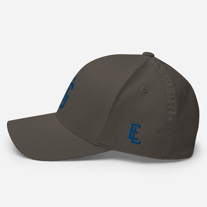 "ANG" Structured Twill Cap | E Luna Brand ESSENTIAL | 2 Royal Thread Logos