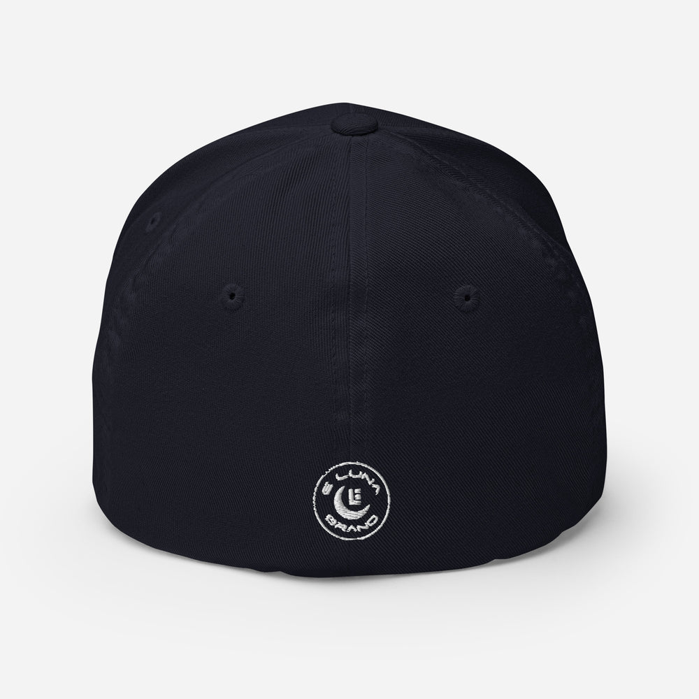 "SAN" Structured Twill Cap | E Luna Brand SELECT | 3 White Thread Logos | 3D Puff Edition
