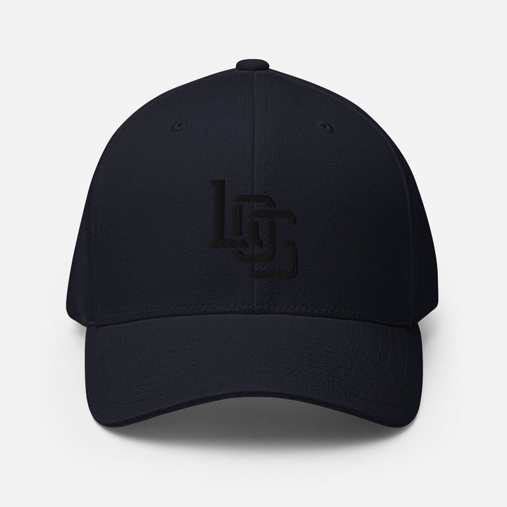 Boné de Sarja Estruturado "LOS" | E Luna Brand ESSENTIAL | 2 Logotipos com Fio Preto