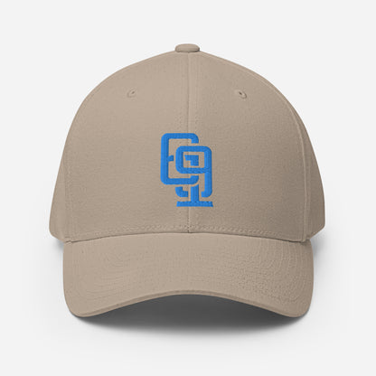 "619" Structured Twill Cap | E Luna Brand SELECT | 3 Aqua/Teal Thread Logos [3D Puff Edition]