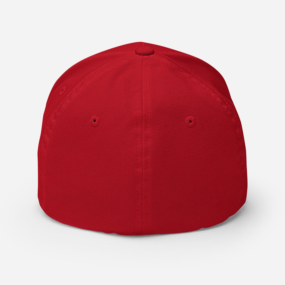 "SAN" Structured Twill Cap | E Luna Brand ESSENTIAL | 2 Royal Thread Logos | 3D Puff Edition