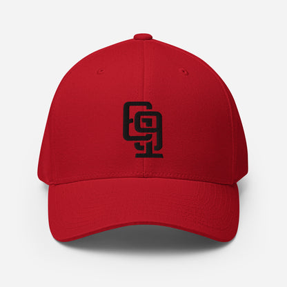 "619" Structured Twill Cap | E Luna Brand ESSENTIAL | 2 Black Thread Logos