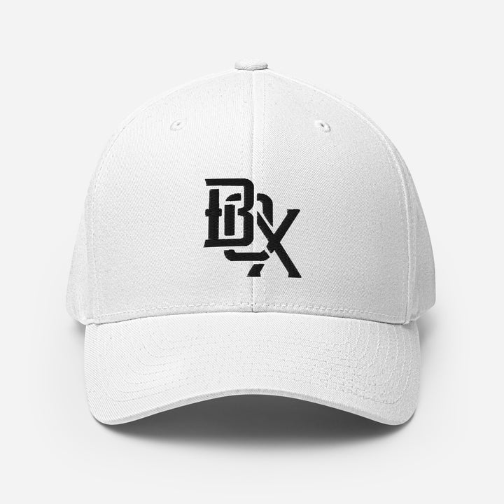 "BOX" Structured Twill Cap | E Luna Brand ESSENTIAL | 2 Black Thread Logos