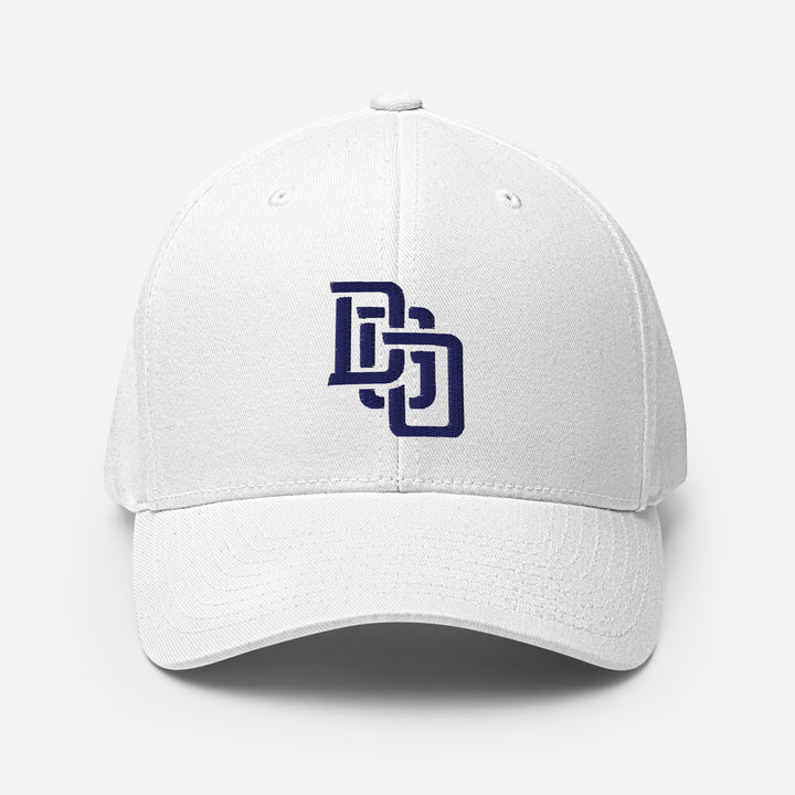"DGO" Structured Twill Cap | E Luna Brand SELECT | 3 Navy Thread Logos | 3D Puff Edition