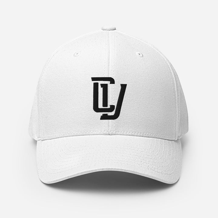 "CV" Structured Twill Cap | E Luna Brand PREMIUM | 4 Black Thread Logos | 3D Puff Edition