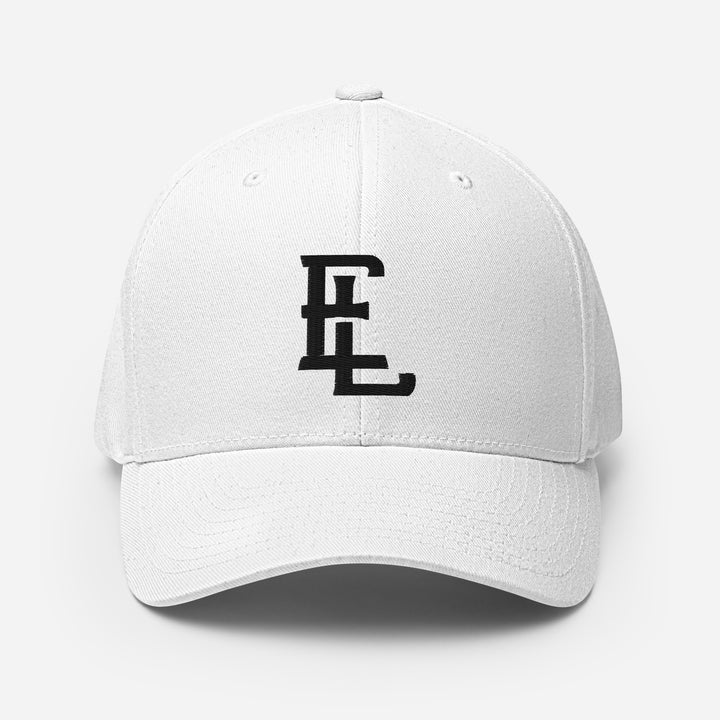 "EL" Structured Twill Cap | E Luna Brand SELECT | 3 Black Thread Logos | 3D Puff Edition