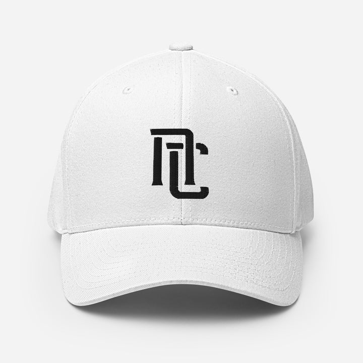 "NC" Structured Twill Cap | E Luna Brand PREMIUM | 4 Black Thread Logos | 3D Puff Edition