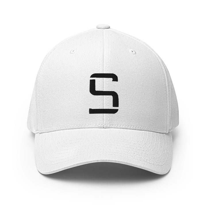 "S" Structured Twill Cap | E Luna Brand CLASSIC | 1 Black Thread Logo | 3D Puff Edition