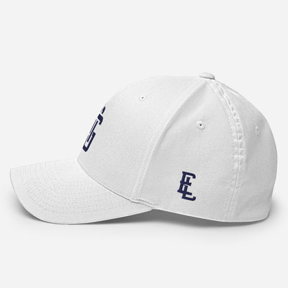 "ANG" Structured Twill Cap | E Luna Brand ESSENTIAL | 2 Navy Thread Logos