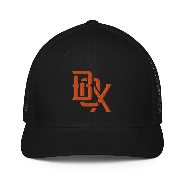 "BOX" Closed-Back Trucker Cap | E Luna Brand CORE | 1 Orange Thread Logo