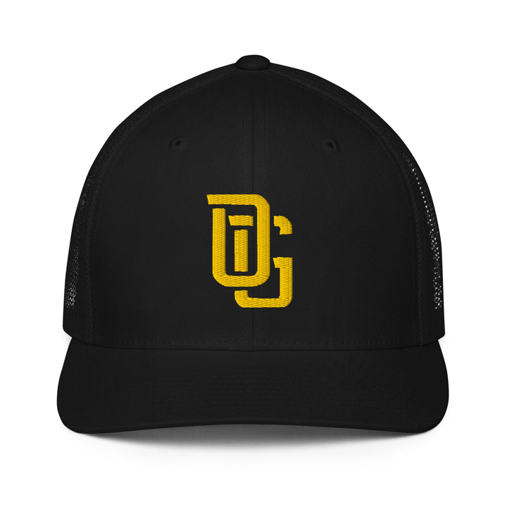 "OG" Closed-Back Trucker Cap | E Luna Brand CLASSIC | 1 Gold Thread Logo | 3D Puff Edition