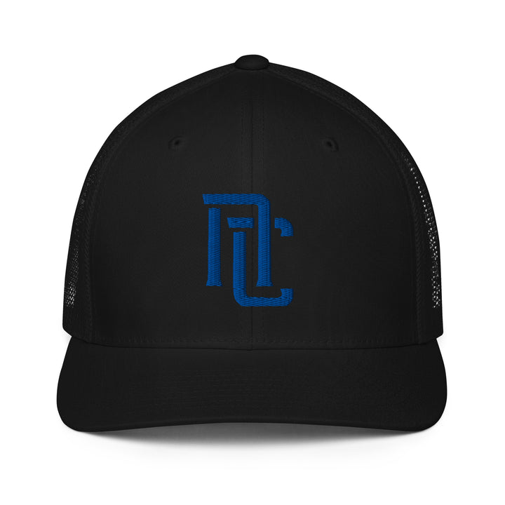 "NC" Closed-Back Trucker Cap | E Luna Brand CLASSIC | 1 Royal Thread Logo | 3D Puff Edition