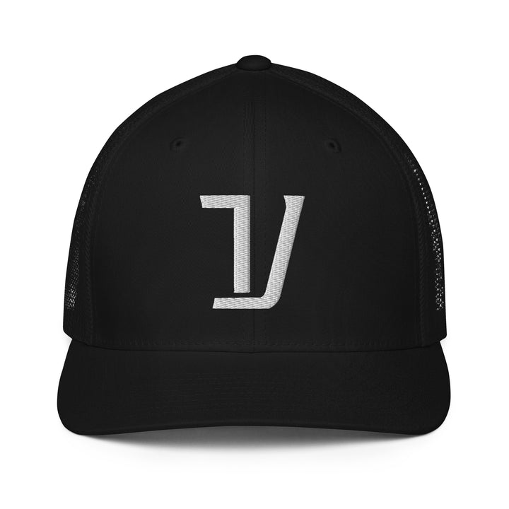 Vegas "V" CLASSIC Closed-Back Trucker Cap — front view