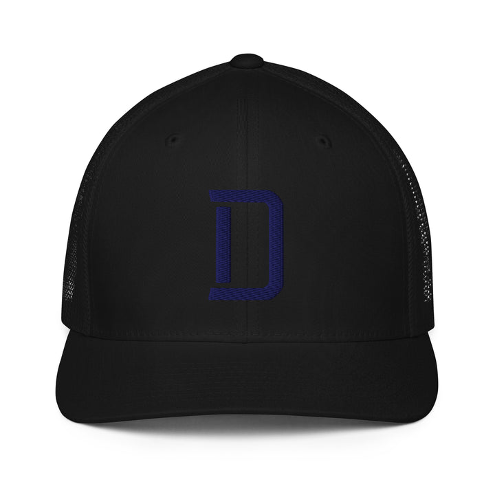 "D" Closed-Back Trucker Cap | E Luna Brand CORE | 1 Navy Thread Logo