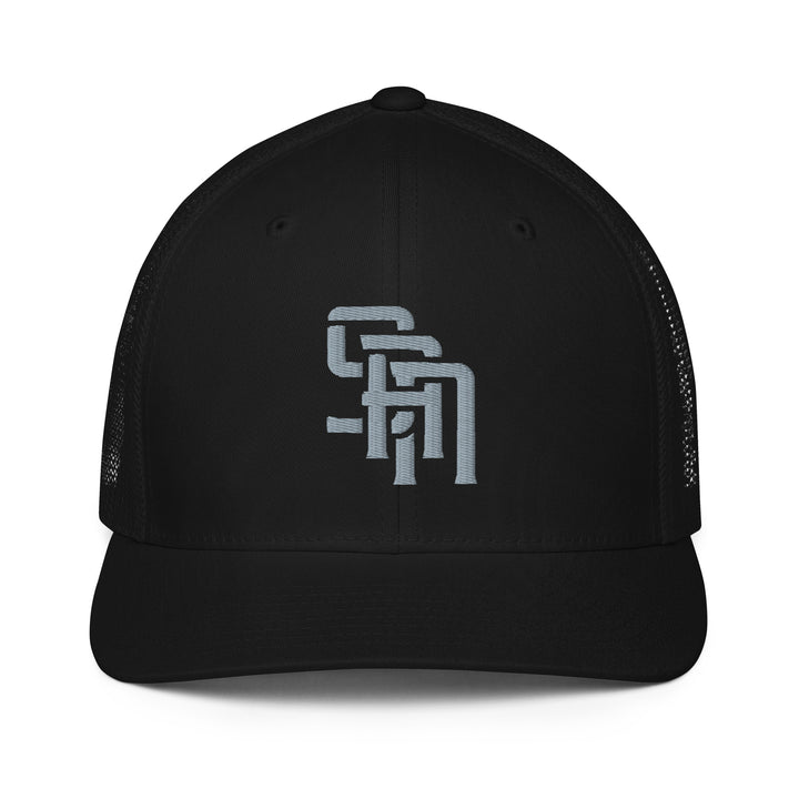 "SAN" 2.0 Closed-Back Trucker Cap | E Luna Brand CORE | 1 Grey Thread Logo