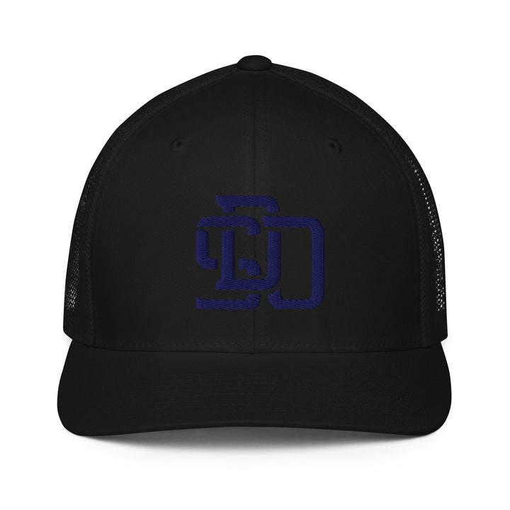 "SDO" Closed-Back Trucker Cap | E Luna Brand CORE | 1 Navy Thread Logo