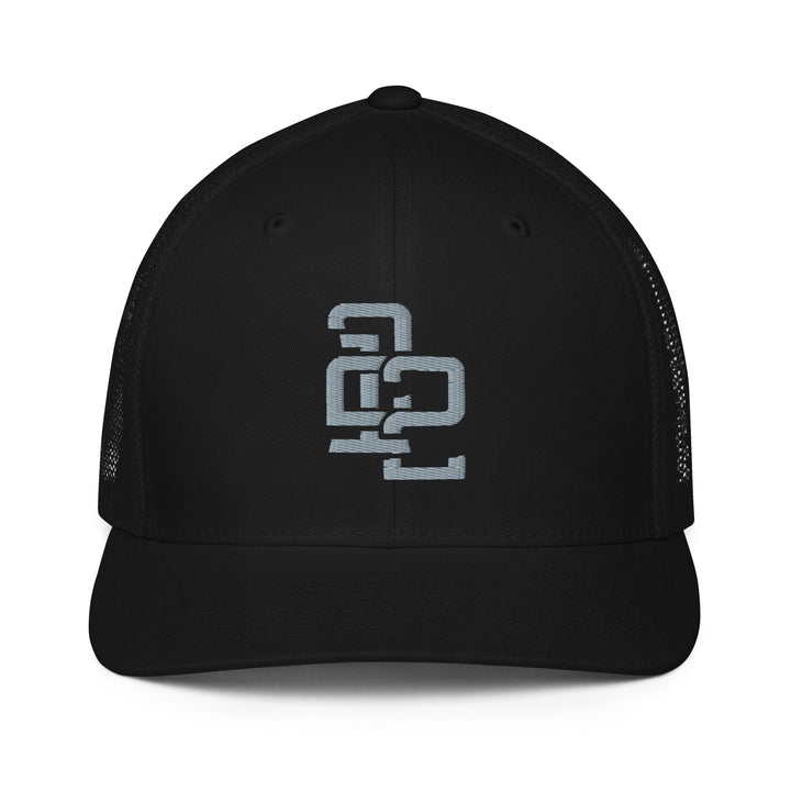 "212" Closed-Back Trucker Cap | E Luna Brand CLASSIC | 1 Grey Thread Logo | 3D Puff Edition