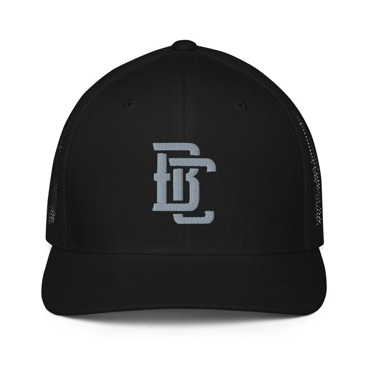 "BC" Closed-Back Trucker Cap | E Luna Brand CORE | 1 Grey Thread Logo