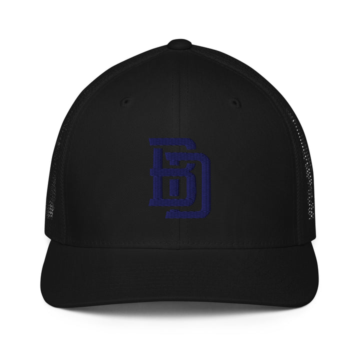"BD" Closed-Back Trucker Cap | E Luna Brand CORE | 1 Navy Thread Logo