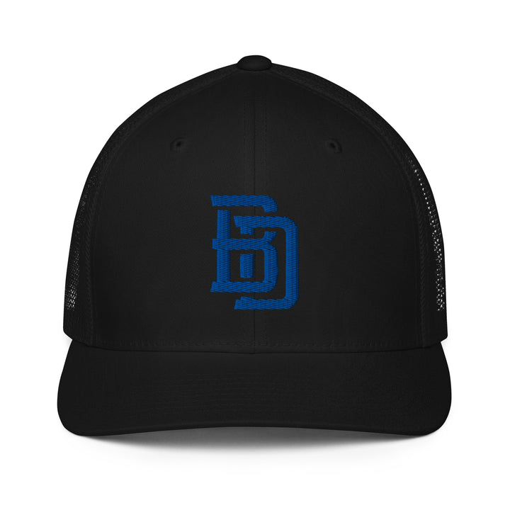 "BD" Closed-Back Trucker Cap | E Luna Brand CORE | 1 Royal Thread Logo