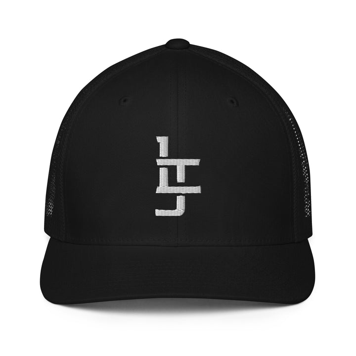 La Jolla "LJ" CLASSIC Closed-Back Trucker Cap — front view