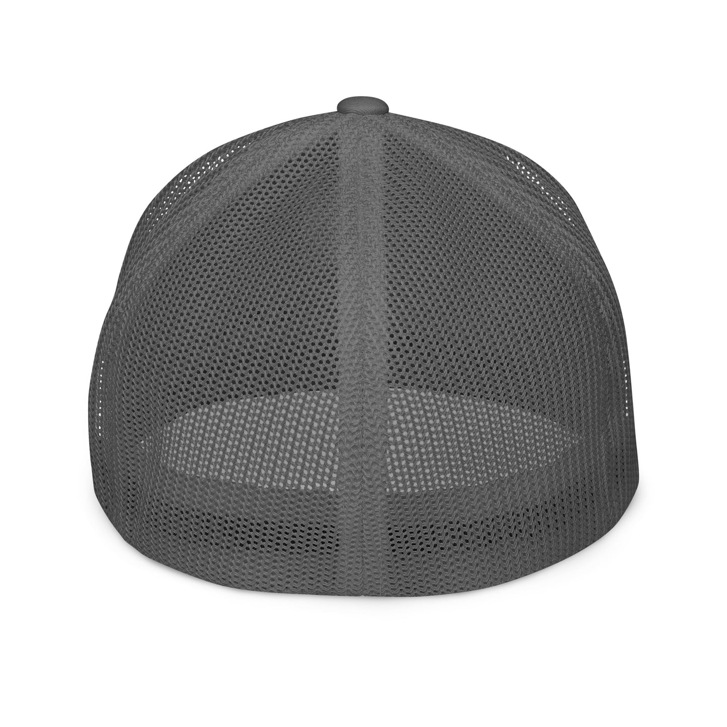 "LOS" Closed-Back Trucker Cap | Flexfit 6511 | E Luna CLASSIC Solocrest 1 Grey Thread Front Logo