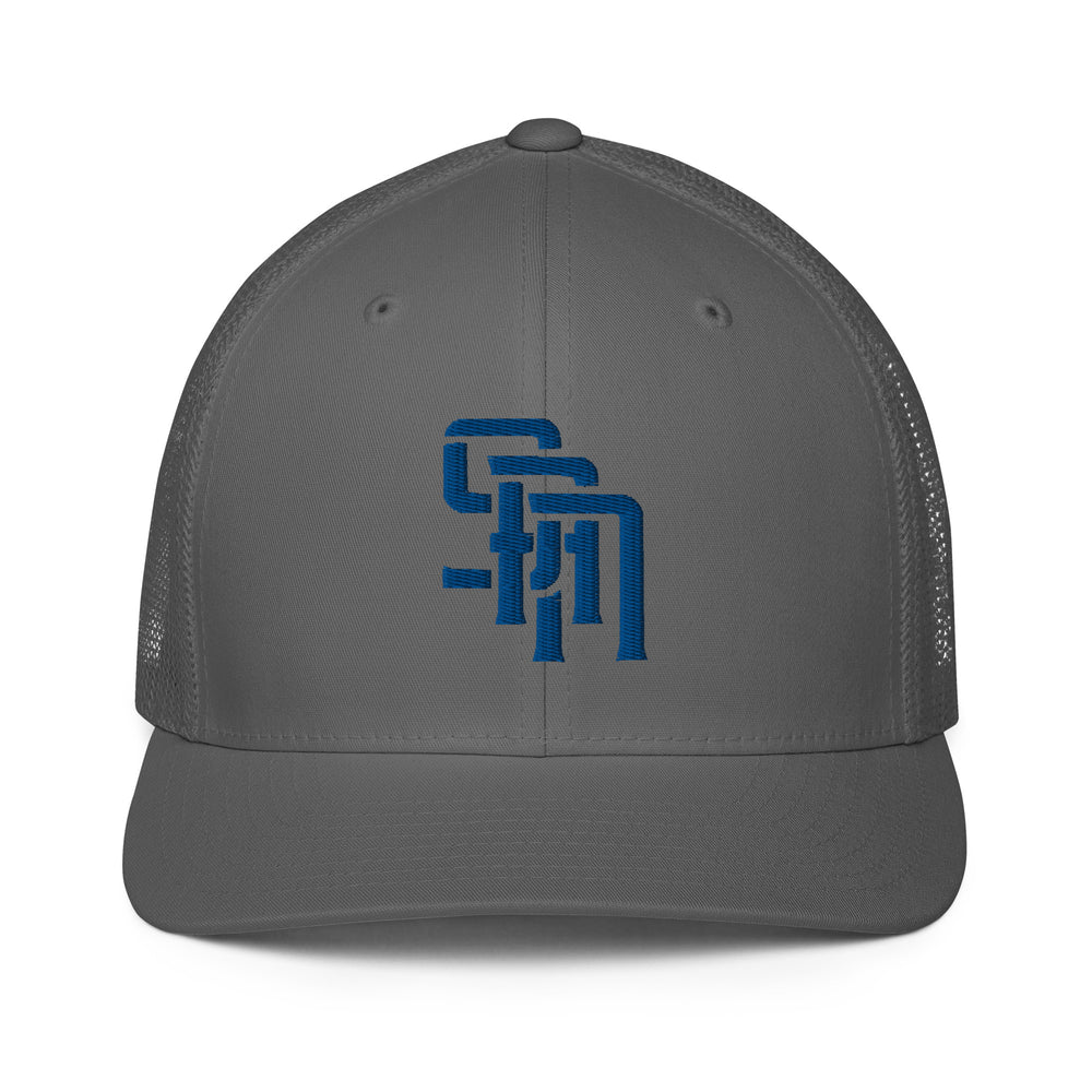 "SAN" Closed-Back Trucker Cap | E Luna Brand CORE | 1 Royal Thread Logo