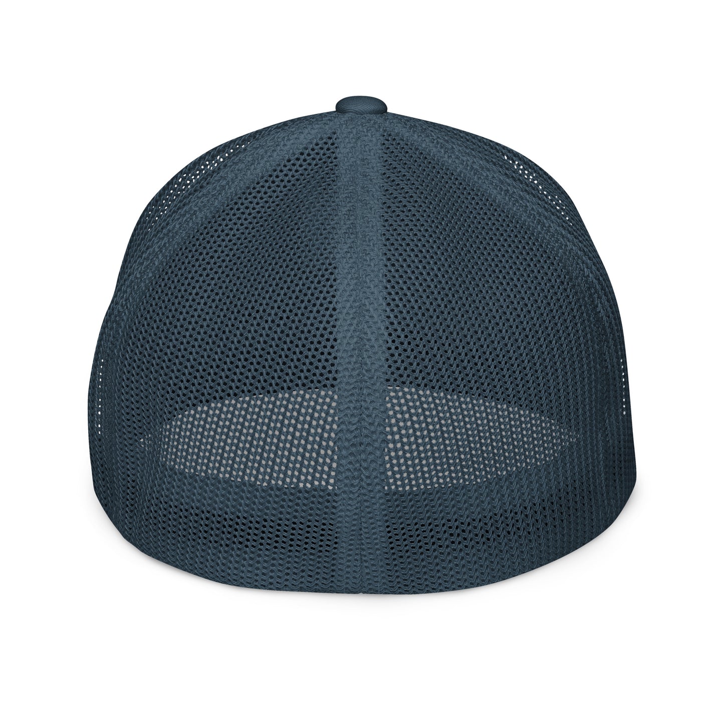 "DGO" Closed-Back Trucker Cap | Flexfit 6511 | E Luna CLASSIC Solocrest 1 Grey Thread Front Logo