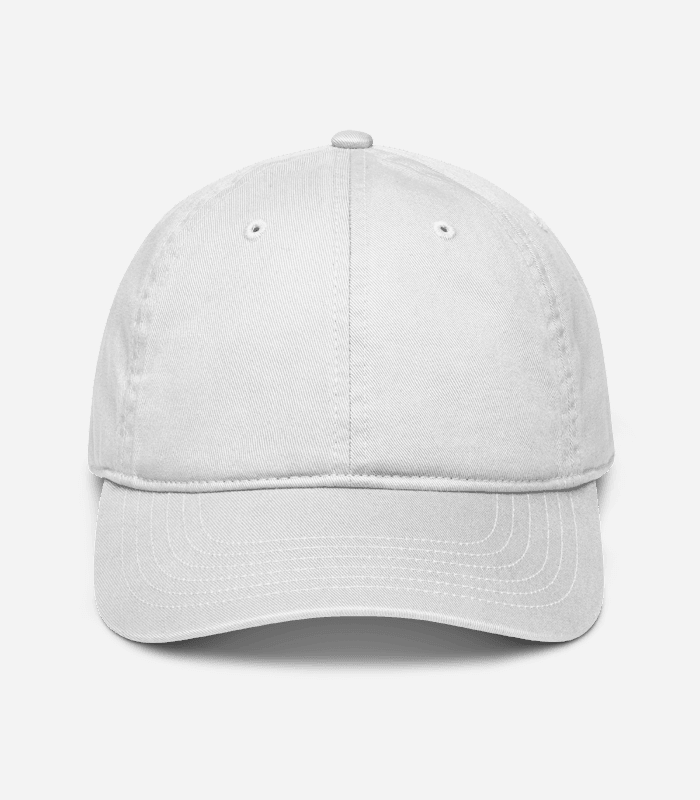 Blank black Econscious EC7000 Organic Baseball Cap, front view