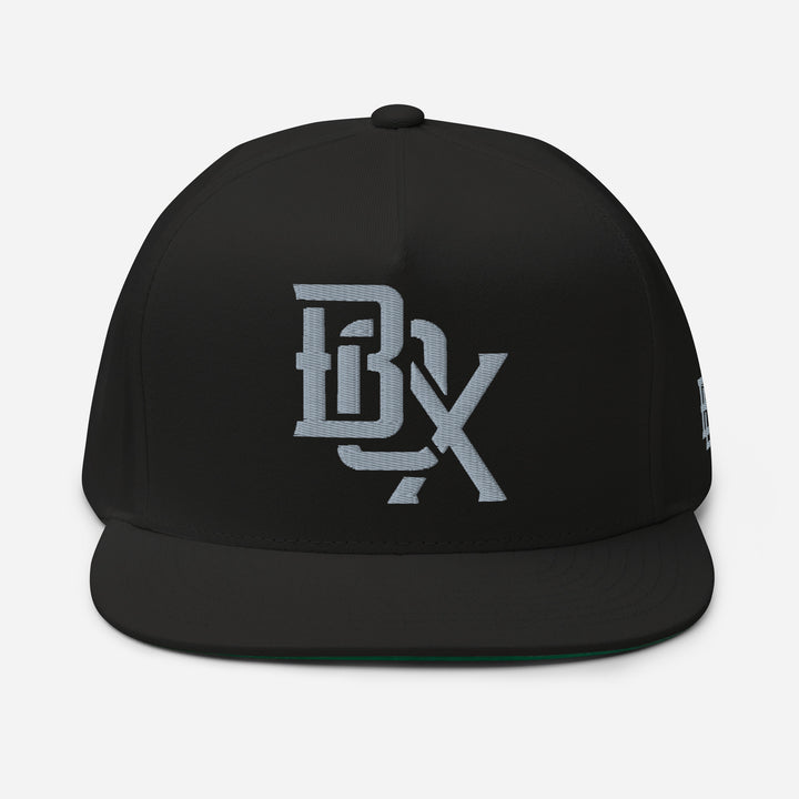 "BOX" Flat Bill Cap | E Luna Brand SELECT | 3 Grey Thread Logos [3D Puff Edition]