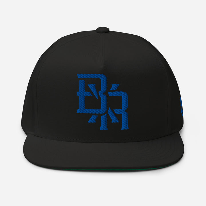 "BXR" Flat Bill Cap | E Luna Brand SELECT | 3 Royal Thread Logos [3D Puff Edition]