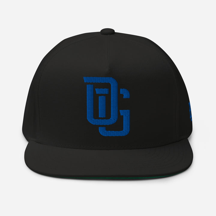 "OG" Flat Bill Cap | E Luna Brand SELECT | 3 Royal Thread Logos | 3D Puff Edition