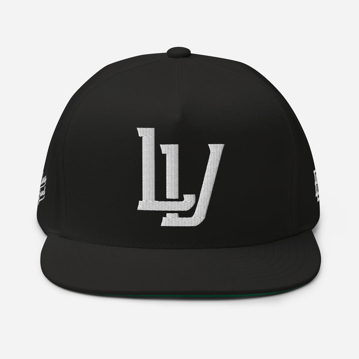 Las Vegas "LV" PREMIUM Flat Bill Cap — front view