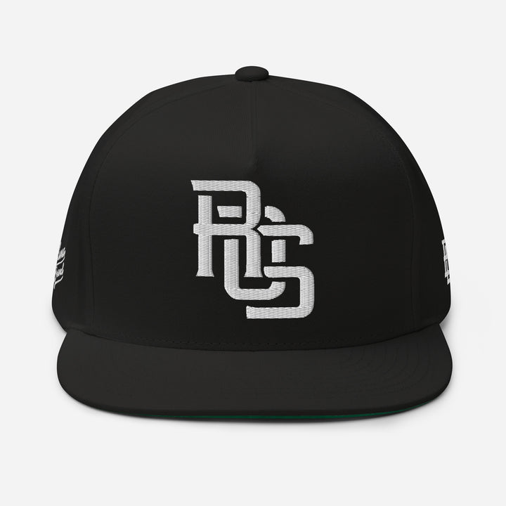 Rosarito "ROS" PREMIUM Flat Bill Cap — front view